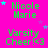 A bright pink background displays repeated text and star symbols in green, cyan, and purple hues.
