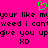 A static pixel art image with a bright pink background, green heart symbol at top center, and black text arranged in four lines.