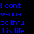 A 3x3 contact sheet of an animated text-based buddy icon showing a song lyric with color-coded frame changes across eight sampled frames.