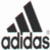 A pixelated animated contact sheet showing two frames of an Adidas logo animation with text "I luv Adidas" in a retro digital style.