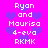 Pixelated text and purple hearts on a bright pink background, with repeated names and numbers in white block letters.