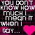 Pixelated text and pink hearts on a black background with magenta accents, displaying 'I love you' phrases