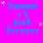 A bright pink background with light blue text reading "Sammi <3 josh forever" and scattered white stars, where the star positions shift slightly across frames.