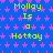 Blue background with repeating pink star pattern, yellow text "Mollay Is a Hottay" repeated across the image.