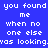 Blue background with white pixelated text repeating 'you found me when no one else was looking' across multiple