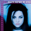 identical blue-tinted portrait images with purple borders, each showing a person with dark hair and blue eyes against a light blue background