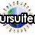 Animated icon with Earth globe surrounded by small figures, text changes from 'ursuite' to 'UNITE!' to 'Join Now' over time.