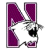 Static pixelated icon featuring a stylized purple letter N with white and black accents, partially obscured by digital artifacts on the right side.