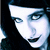 A pixelated anime-style character with dark hair and pale skin appears in three distinct poses across a