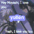 Six anime-style buddy icons arranged in a , each with a text label and distinct character pairings