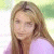 A split-frame contact sheet showing a pixelated image of a person with long blonde hair on the left and green text reading "Original Icons .com" on a dark green background on the right.