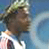 Animated contact sheet of a person in profile view with red text overlays and an Olympics 2004 Athens logo, arranged in a 4x3 grid on a gray background.