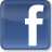 Blue square icon with white lowercase 'f' symbol centered on gradient background.