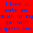 Blue pixelated text on a solid red background repeats the phrase "i love u kate so much ur my girl with a getto boo" in two