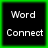 Four identical square arranged in a , each displaying "Word Connect" text on black background with green border