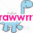 Animated sequence showing a blue dinosaur, two pig faces with pink cheeks, and a duckling on separate backgrounds.