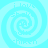 Four identical light blue spiral patterns arranged in a on a light blue background with no visible text or additional elements