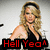 A pixelated image of a woman in a black dress with text reading 'Hell Yeah' overlaid on the lower left.