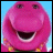 A 4x4 contact sheet of animated frames showing a pink Barney the Dinosaur mascot alongside evolving text that reads "Those were the Days" with blue script animation.
