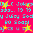 Pixelated text and star shapes repeat across a bright pink background in an animated pattern.
