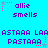 Pixelated text and star symbols on a bright cyan background, with alternating purple and pink elements.