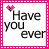 A 4x4 contact sheet of animated frames showing a series of text-based icons with pink heart symbols and black text on white backgrounds, each framed by a dotted pink border.