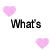 Static image with pink hearts, text 'What's In Your Purse?', and items: black purse, silver flip phone, blue compact mirror, lip gloss.