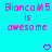 Pixelated text on cyan background with two identical side-by-side sections and purple heart symbols below.