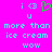 Pixelated cyan text and symbols on bright pink background with green heart symbol in top-left corner.