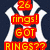 A four- of pixelated text and symbols with red, green, black, white, and blue colors on dark or light backgrounds
