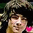 A 48x48 pixel animated buddy icon featuring a cartoon character with dark hair and light skin, shown in two side-by-side frames with slight facial expression differences.