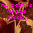 A static image displays a of names in bright pink text over a brown and orange abstract background with branching patterns