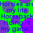 Green background with purple circular shapes and blue text repeating 'Horsies are my life' and 'Horseback riding is my game!!'
