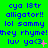 Green background with blue text repeating 'cya lstr alligator!! lol sammy they rhyme! luv ya<3' and pink plus signs, some frames show a small pink star next to the plus sign.