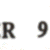 A static image of a stylized dark brown 'R' and '9' on a white background with pixelated gray and beige elements.