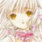 A 48x48 pixel animated buddy icon featuring a close-up of an anime-style character with light-colored hair and yellow eyes on the left, paired with text reading "Anime IM" and "COM" on a black background to the right.