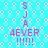 A static image with a light blue background patterned with white circular shapes, featuring vertical pink text reading "S J A 4EVER !!!!!" repeated twice.