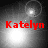 Four grayscale display a bright light source with red text reading 'Katelyn' in each
