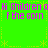 Green background with yellow dotted border and star shapes, displaying repeated pink text "Hi Children of the corn" in two horizontal
