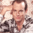 A 48x48 pixel buddy icon featuring a split composition with a person on the left and text/graphics on the right, displayed as part of an animated contact sheet.