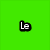 Six display text and an animal image: green with 'Le', yellow with 'Cheval', blue with 'Vert', red with 'Loves', teal with 'Platypus!!', and a brown platypus on green background