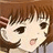 A 48x48 pixel buddy icon featuring a split composition with an anime-style character on the left and text elements on the right, displayed as part of a contact sheet.