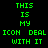 Green pixelated text on black background with red rectangular overlays changing position across frames.