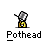 _Pothead_ icon set with multiple poses; gray head, yellow body, silver pipe; text "WHERE AM I?" above