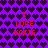 Purple background with dark purple heart pattern and red text "I LOVE KATIE" repeated in four positions.