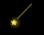 Animated contact sheet showing five sequential frames of a yellow glowing stick figure with star-shaped head moving across black background.