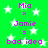 Green background with white stars and pink text reading 'Mia x Jamie = bad idea' repeated twice.