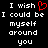 A static pixel art image displays white text on a black background with one red heart symbol replacing the word 'love' in the phrase.