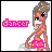 Pixel art contact sheet of a dancing female character in pink outfit with