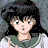 A pixelated anime-style character with dark hair and a green-and-white outfit appears on the left side of a contact sheet, while the right side displays stylized text reading "Anime IM" above smaller text that may be "C0M" against a black background.